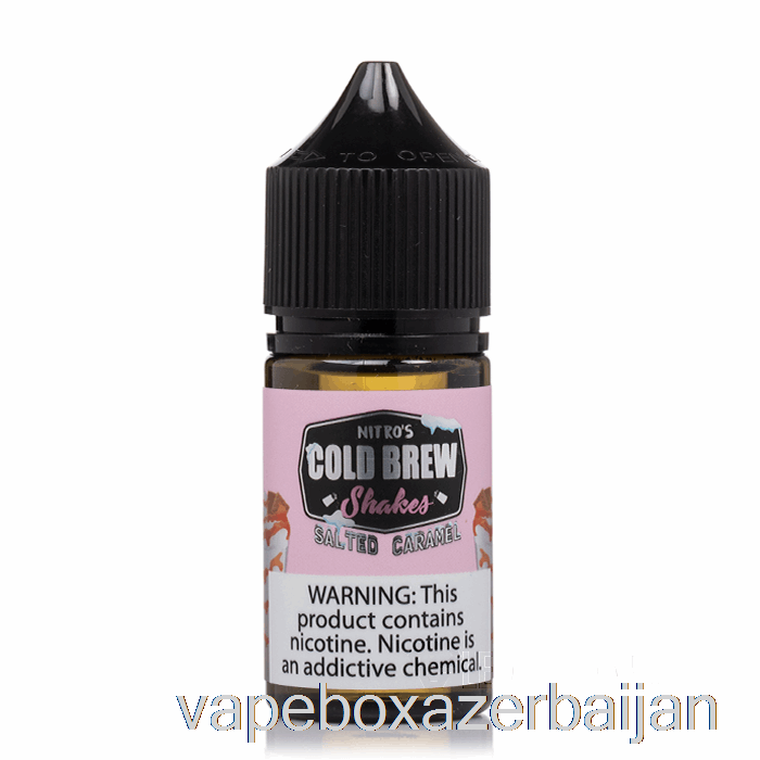 E-Juice Vape Salted Caramel - Nitros Cold Brew Salts - 30mL 45mg